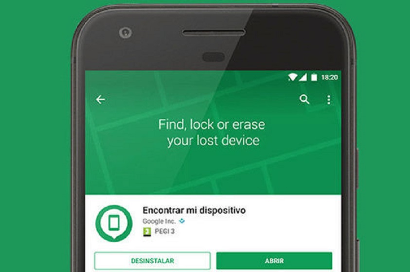 Aplicación para encontrar mi dispositivo