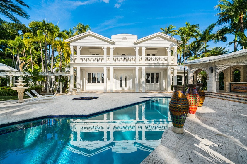 La lujosa casa de Gloria y Emilio Estefan Deco