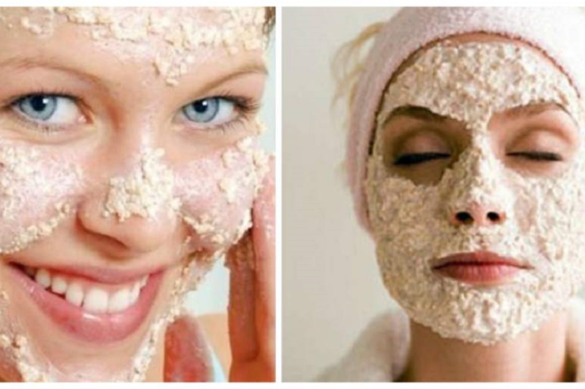 Mascarilla con avena, leche y miel para el rostro