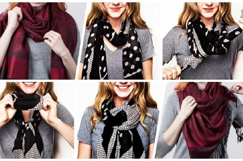 Diferentes ideas para usar una pashmina
