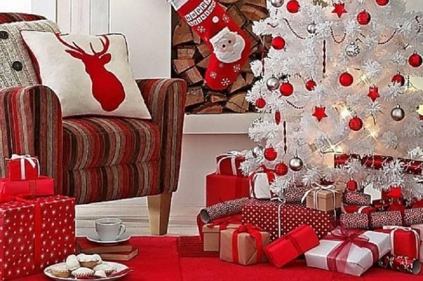 Los colores de la Navidad en la decoración